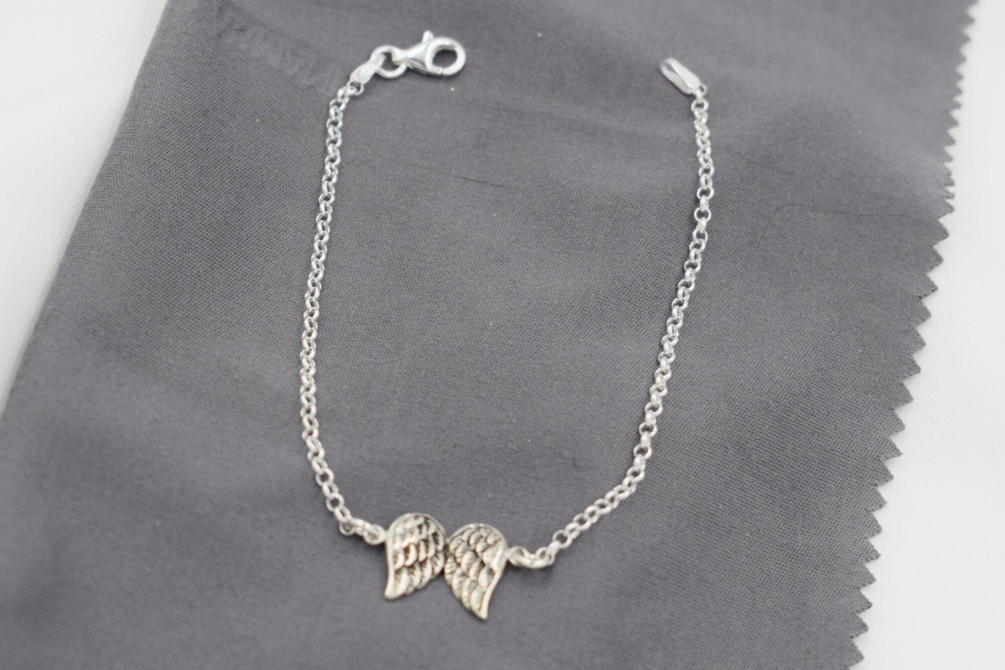 Sterling Silver Angel Wings Bracelet