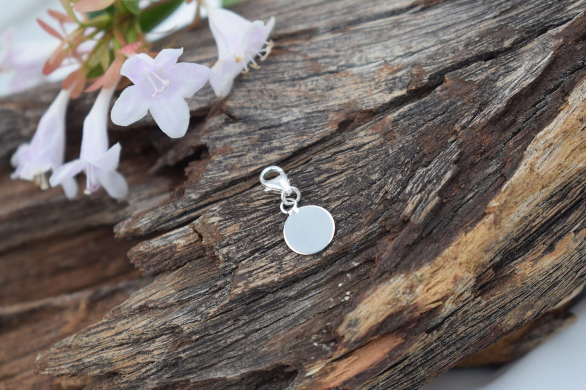 Sterling Silver 8mm Round Disc.