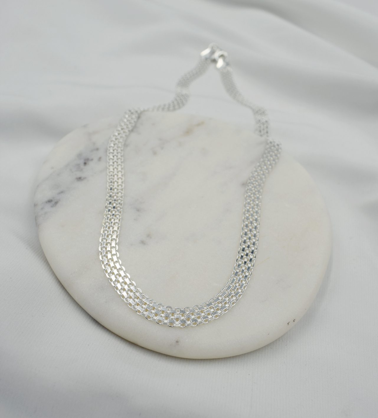 Sterling Silver Bismark Chain
