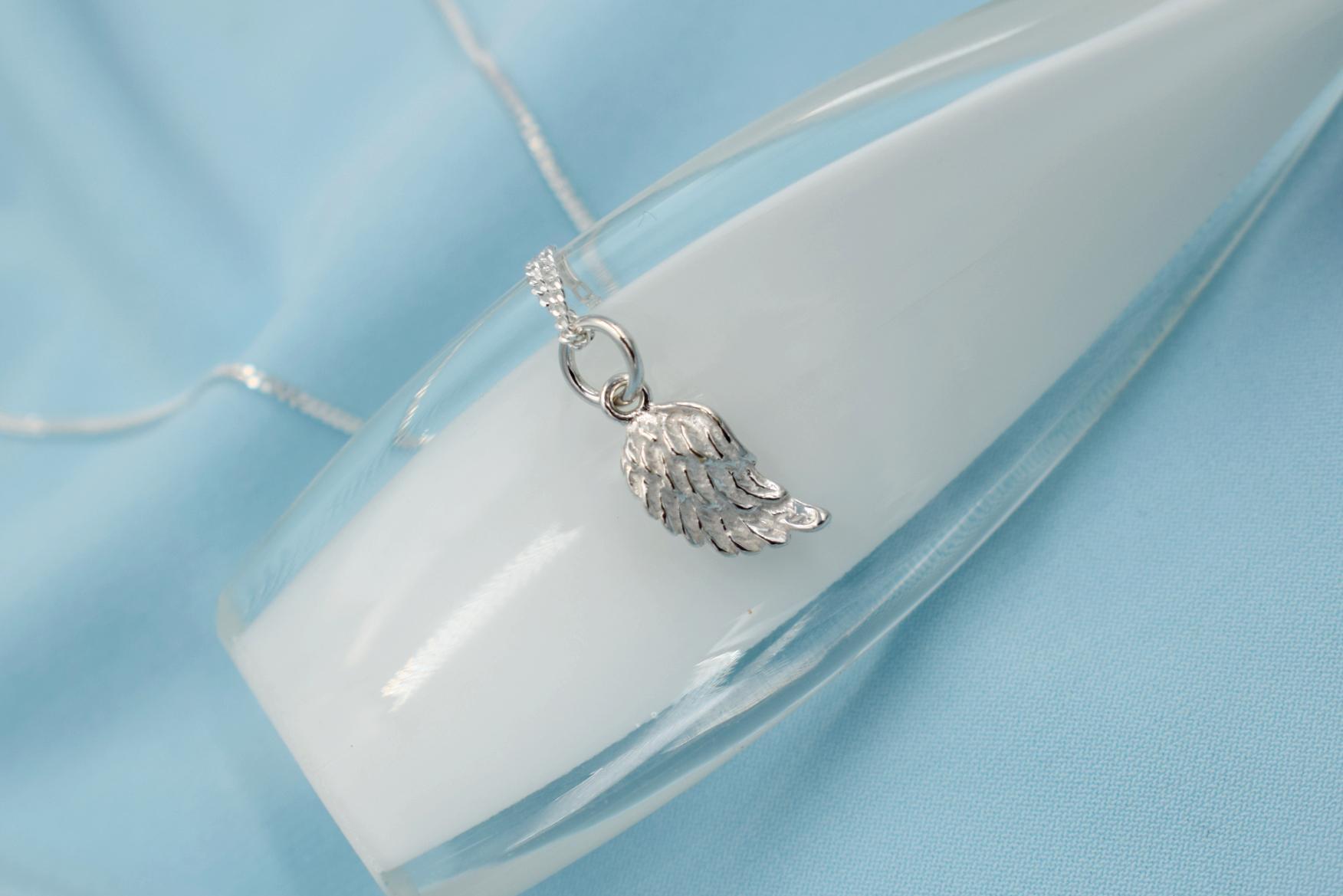 Sterling Silver Angel Wing Pendant